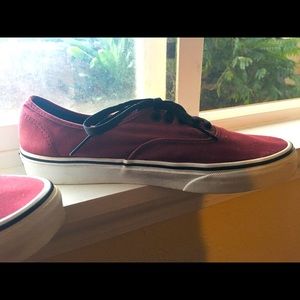 COPY - Lightly worn Maroon vans